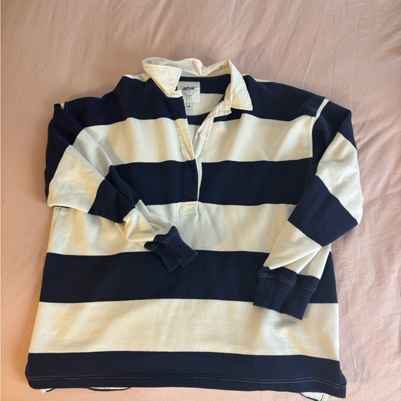 Aerie Prep Rally Rugby Sweatshirt - Picture 2 of 4